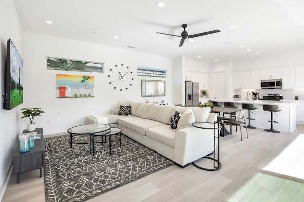 Living room area to sit and chat with friends or family.