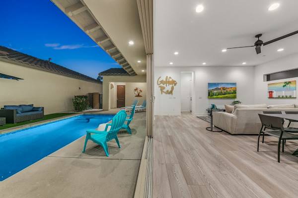 Your own private pool just outside the living area.