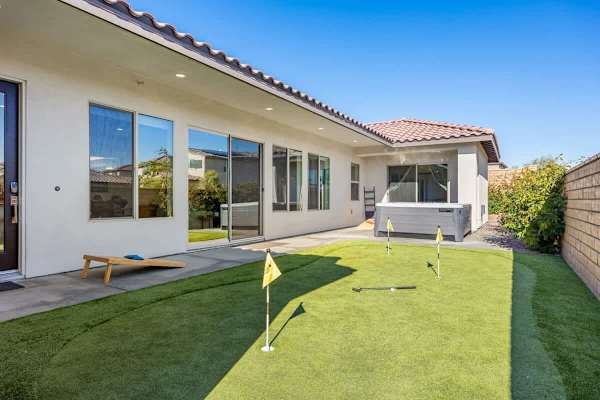 Perfect play space or morning yoga spot in your backyard.