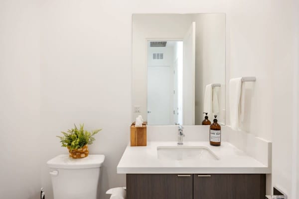 Half Bathroom for a quick freshen up before you leave.