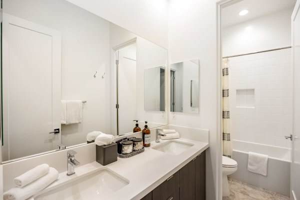 Bathroom with all the essentials you need.