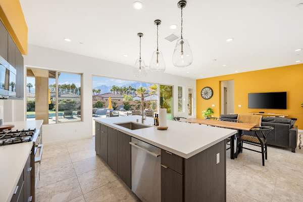 Enjoy the pretty views while you cook.