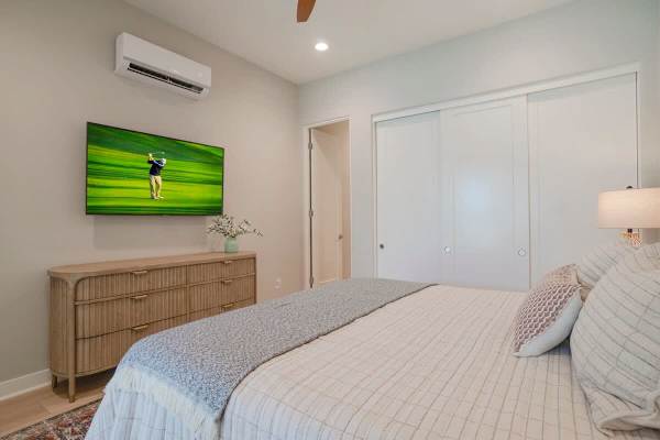 Guests appreciate having their own separate retreat here.