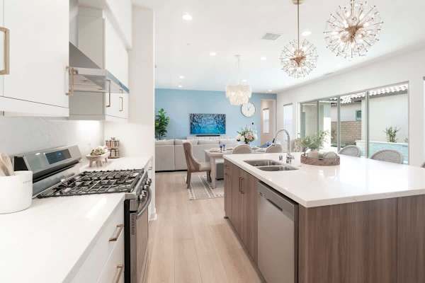Cook while staying connected to guests in every corner.