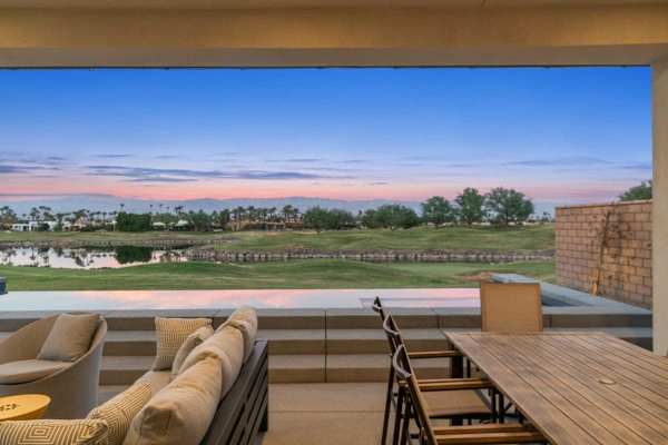 Your covered patio captures every magical desert sunset.