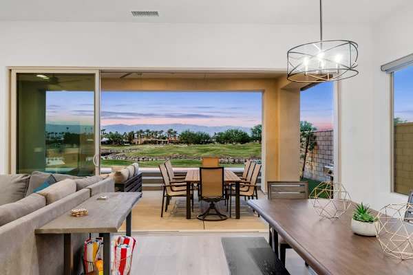 18th hole becomes part of your living room experience.