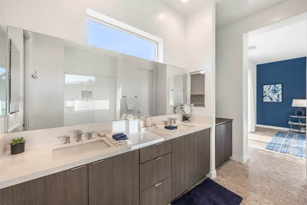 Master Suite bathroom with a double sink vanity.