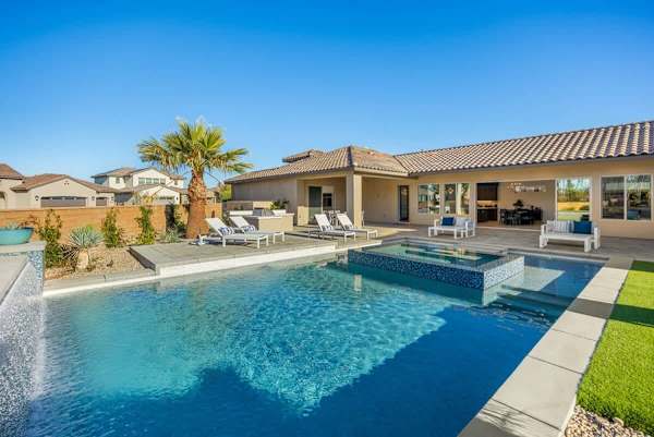 Private Pool and Spa right outside the backyard.