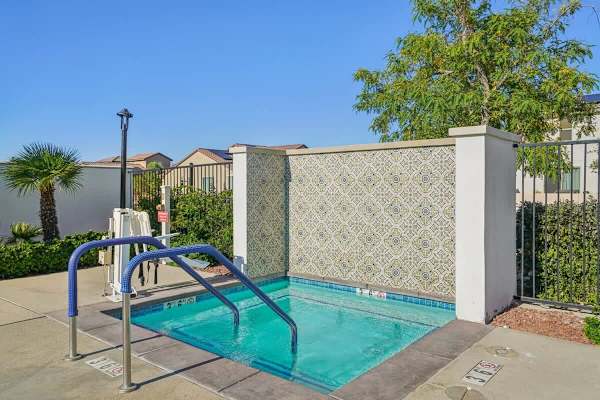 Warm Communal Spa.