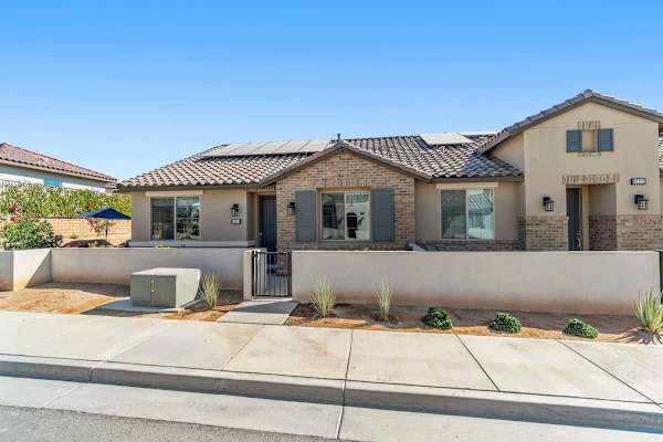 Front view of the home.