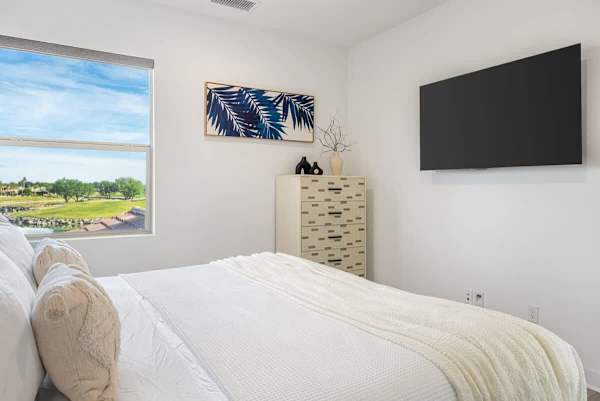 Light-filled room with scenic views and flat-screen TV for ultimate comfort.
