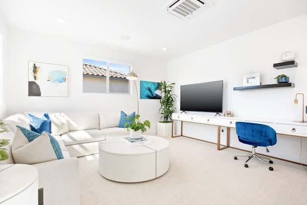 Loft area to relax, watch some TV, or get work done.