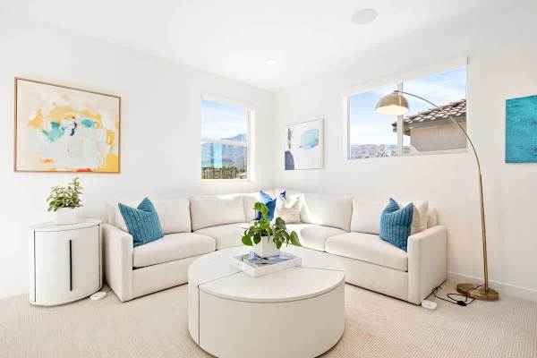 Bright and spacious loft area.