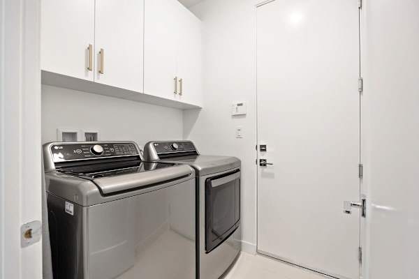 Laundry room to keep your clothes nice and clean.