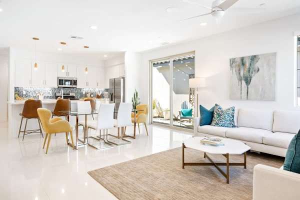 Open living area with plenty of comfy seating.
