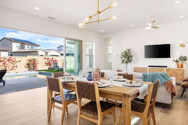 Dining area with a welcoming feel.