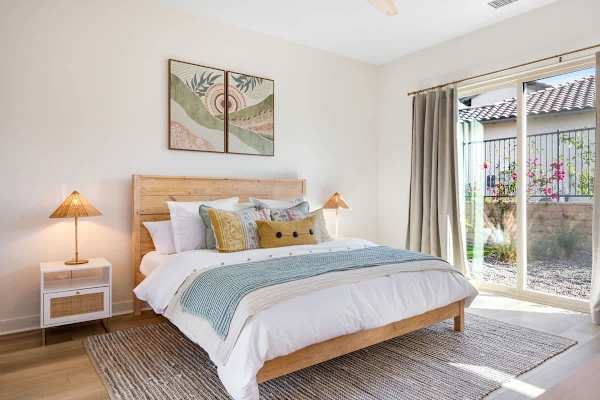 Master bedroom with a cozy king bed for a good night’s sleep.