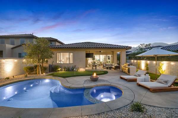 Enjoy a peaceful getaway with the ambient lighting by evening.
