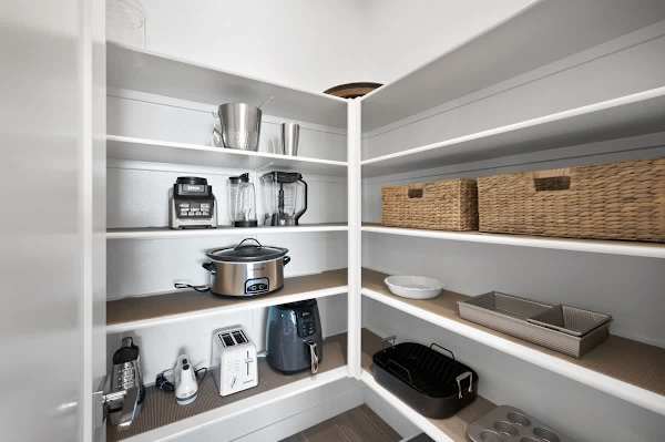 The pantry is stocked with essentials you may need to whip up your favorite meals.