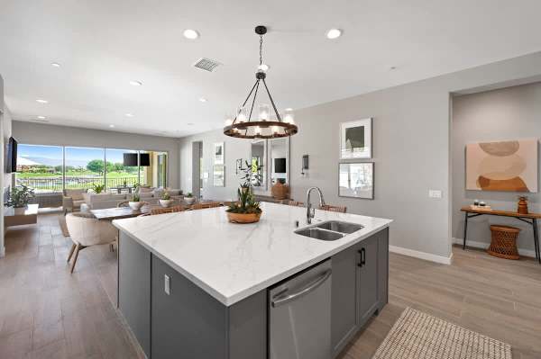 Expansive Kitchen Island