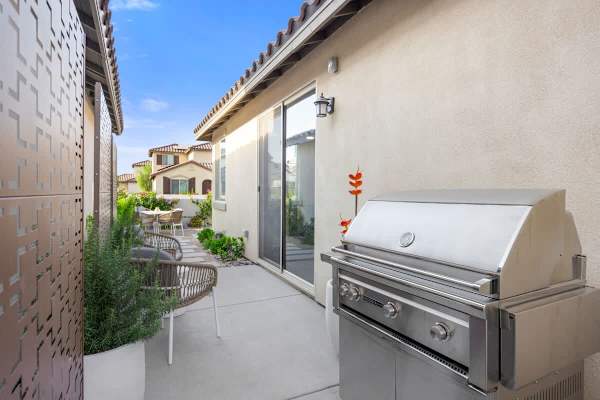You can cook up your favorite meals while enjoying the warm weather.