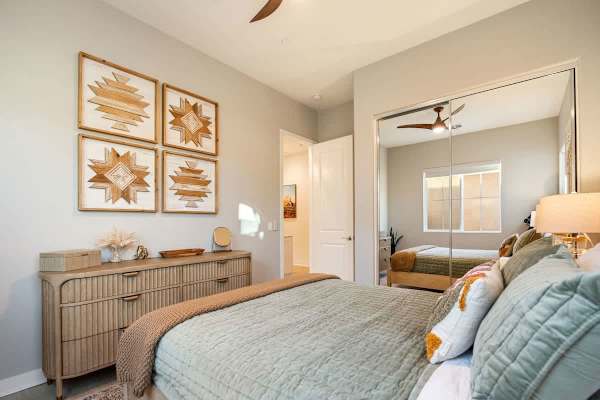 Spacious Bedroom 2 with a plush queen-size bed.