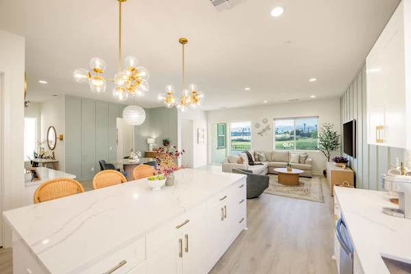The large island is perfect for all of your homemade creations.