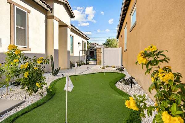 Enjoy a round of mini golf right on the property.