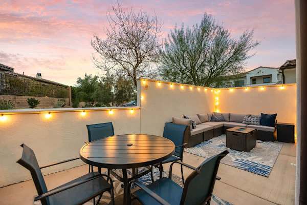 Your private patio offers the perfect spot to unwind and recharge.