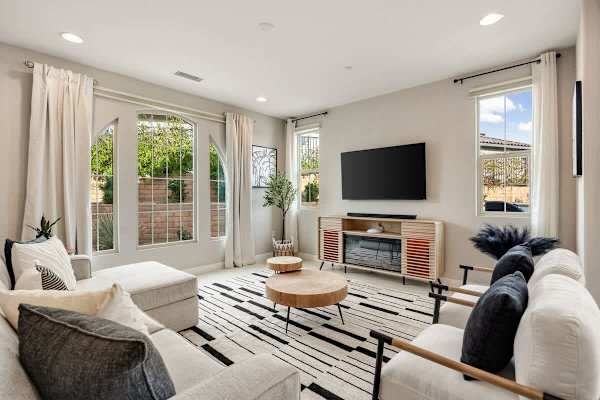 Spacious living room perfect for relaxing and spending time together.