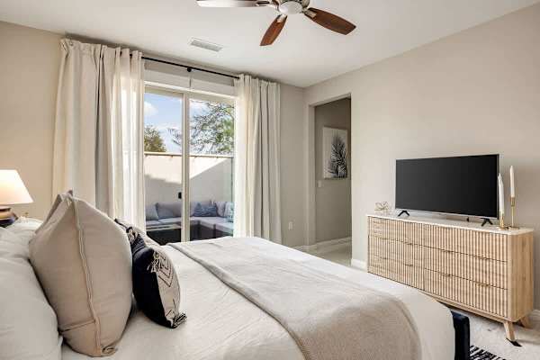 Spacious and inviting king master suite for your stay.