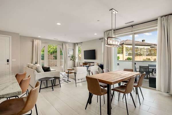 Gather and enjoy meals in this bright, welcoming dining area.