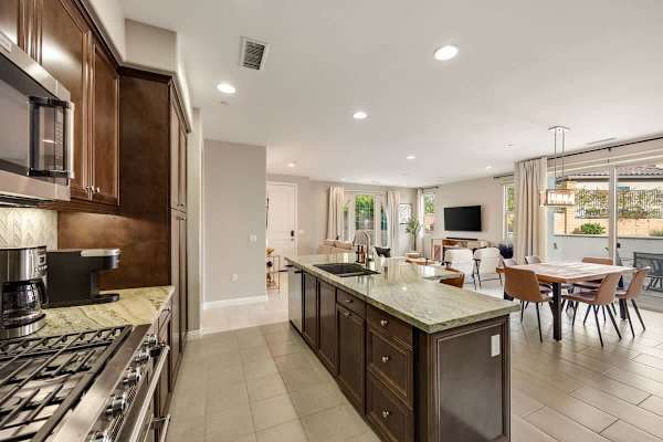 Fully equipped kitchen ready for culinary adventures and family meals.