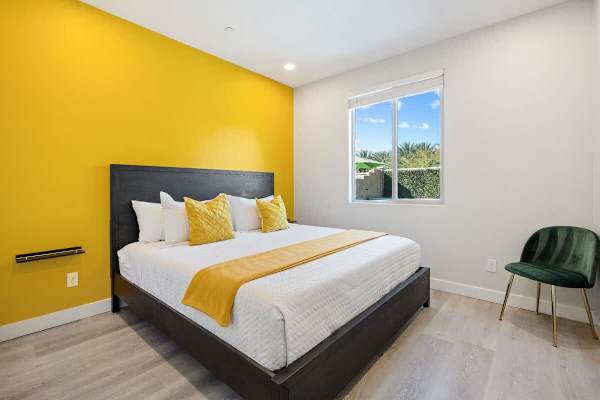 Bedroom features a King-size Bed.