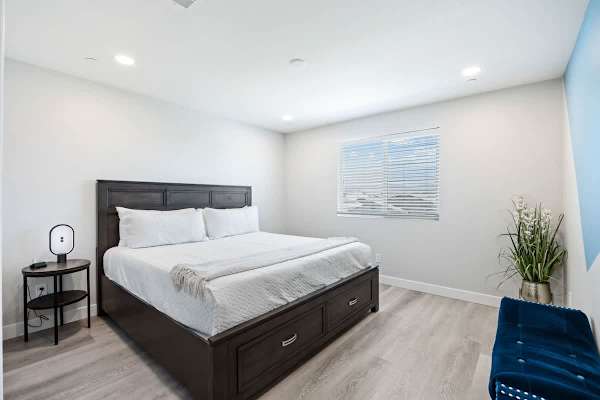 Bedroom features a King-size Bed.