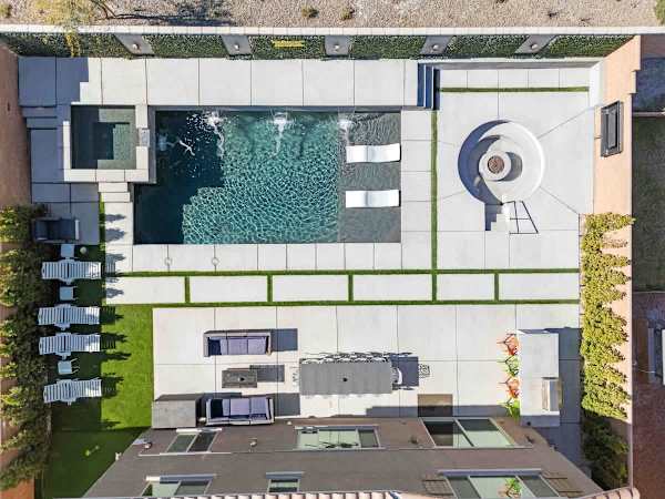Bird's eye view of your private paradise.