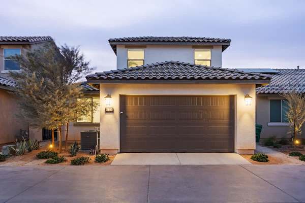 Backside of the home.