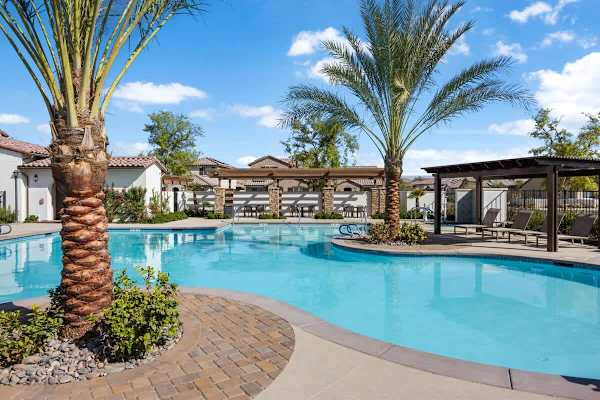 Take in the sun rays and make a splash in the communal pool.