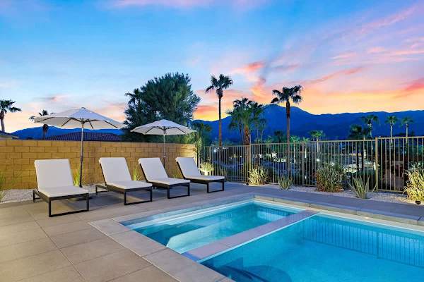 Evening swims in the beautifully lit pool are pure relaxation.