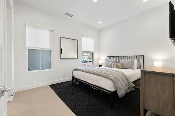 Suite #3 offers comfort, space, and entertainment with its own TV.