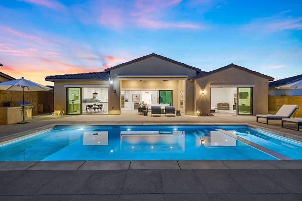 Take a refreshing dip or lounge by the pool in the evening.
