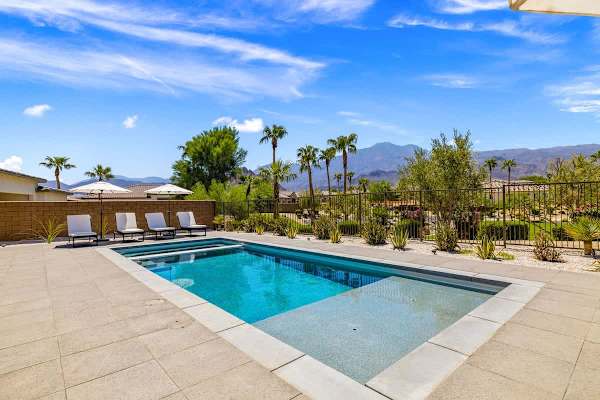 Take a refreshing dip and enjoy the sparkling pool.