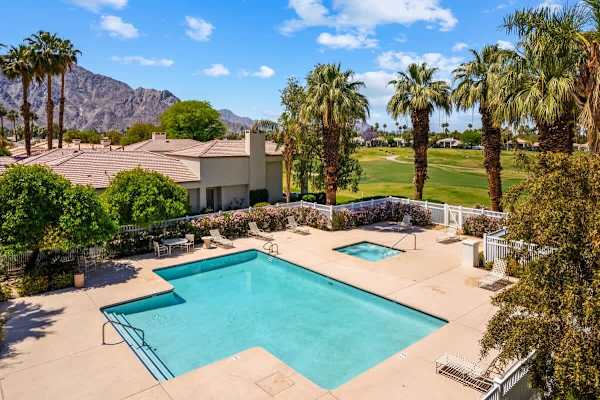 This is just one of the two communal pools you'll have convenient access too.