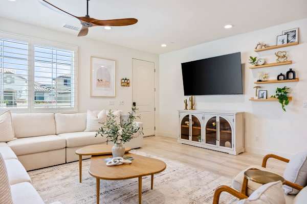 Stay comfortable ceiling fans throughout the home.