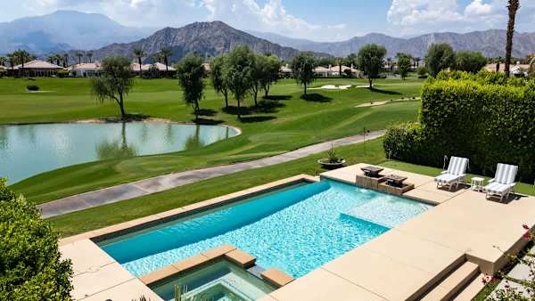 Perfect spot to lounge after a long day of golfing!