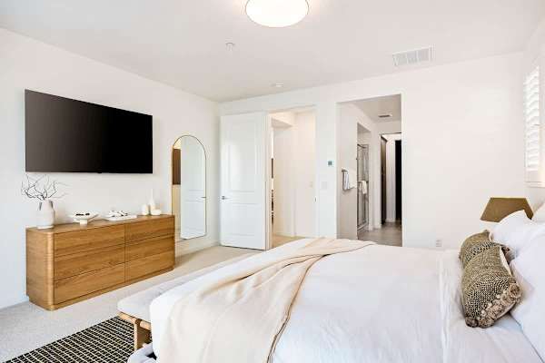 Your primary suite – bright, spacious, and totally your own retreat.