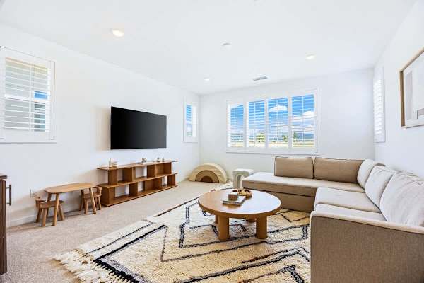Living room with great hangout vibes.