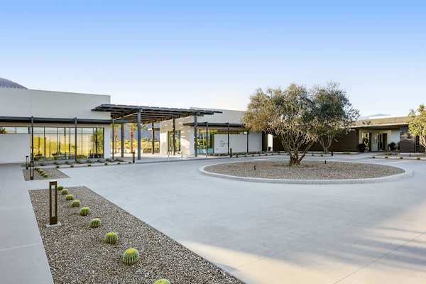 Entrance area with modern design.
