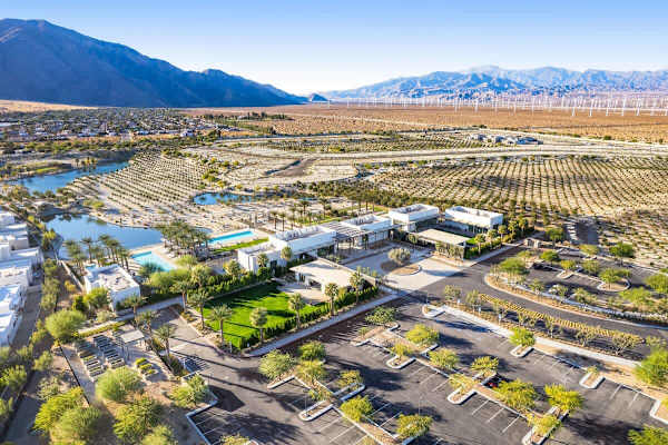 Sky view of the community!