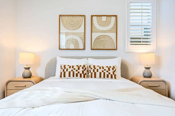 Quality beds in every room means everyone sleeps well here.